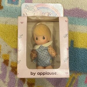 Precious Moments by Applause Doll - Blue and Tan